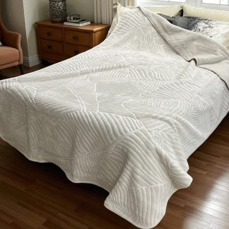 Ćebe Merinos 220x160cm A6 List Bež boja