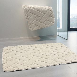 Dvodelni set prostirki za kupatilo – Cik-cak dizajn A13