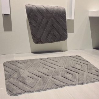 Dvodelni set prostirki za kupatilo – Cik-cak dizajn A11